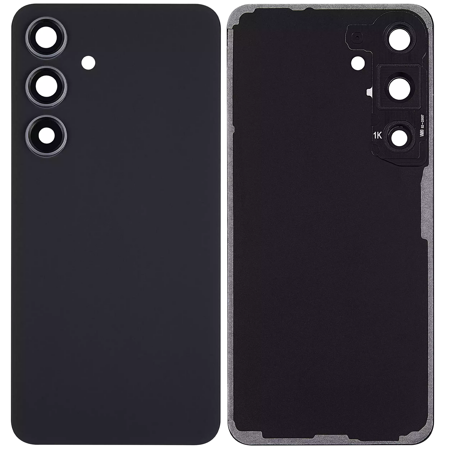 Back Glass Panel for Samsung Galaxy S24 5G Onyx Black with Camera Lens