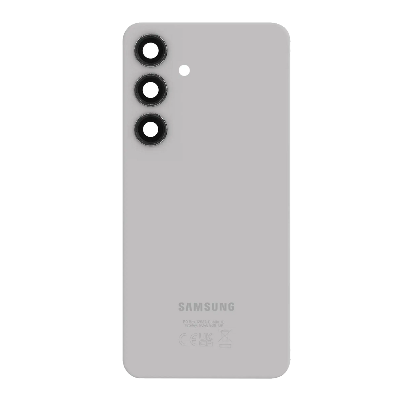 Back Glass Panel for Samsung Galaxy S24 Plus 5G Marble Grey with Camera Lens