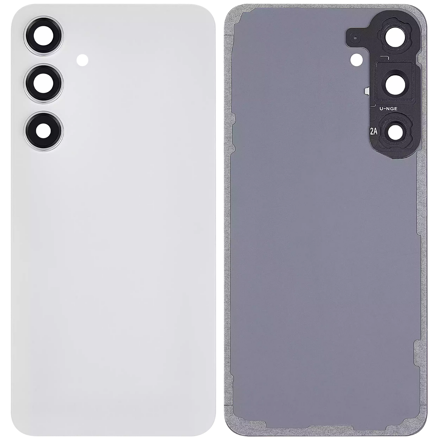 Back Glass Panel for Samsung Galaxy S24 Plus 5G Marble Grey with Camera Lens