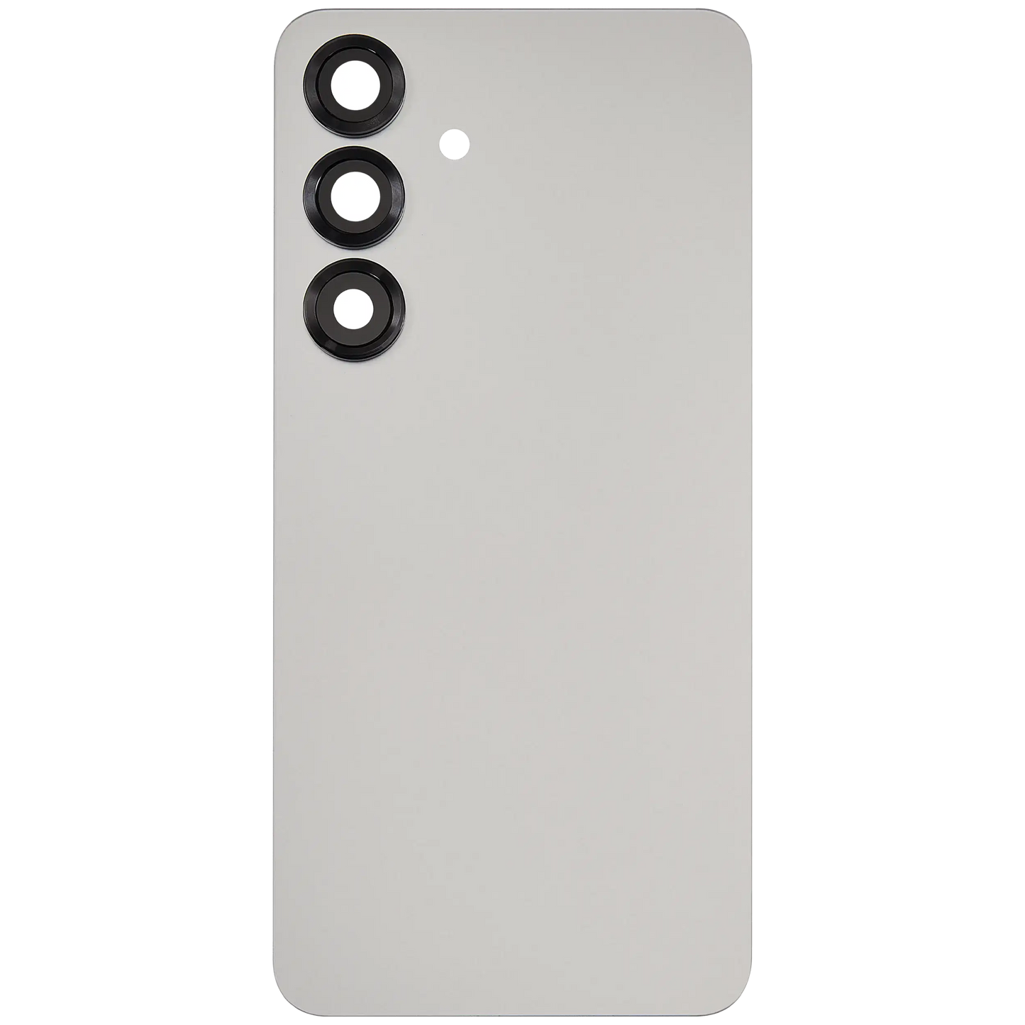 Back Glass Panel for Samsung Galaxy S25 5G Silver Shadow with Camera Lens