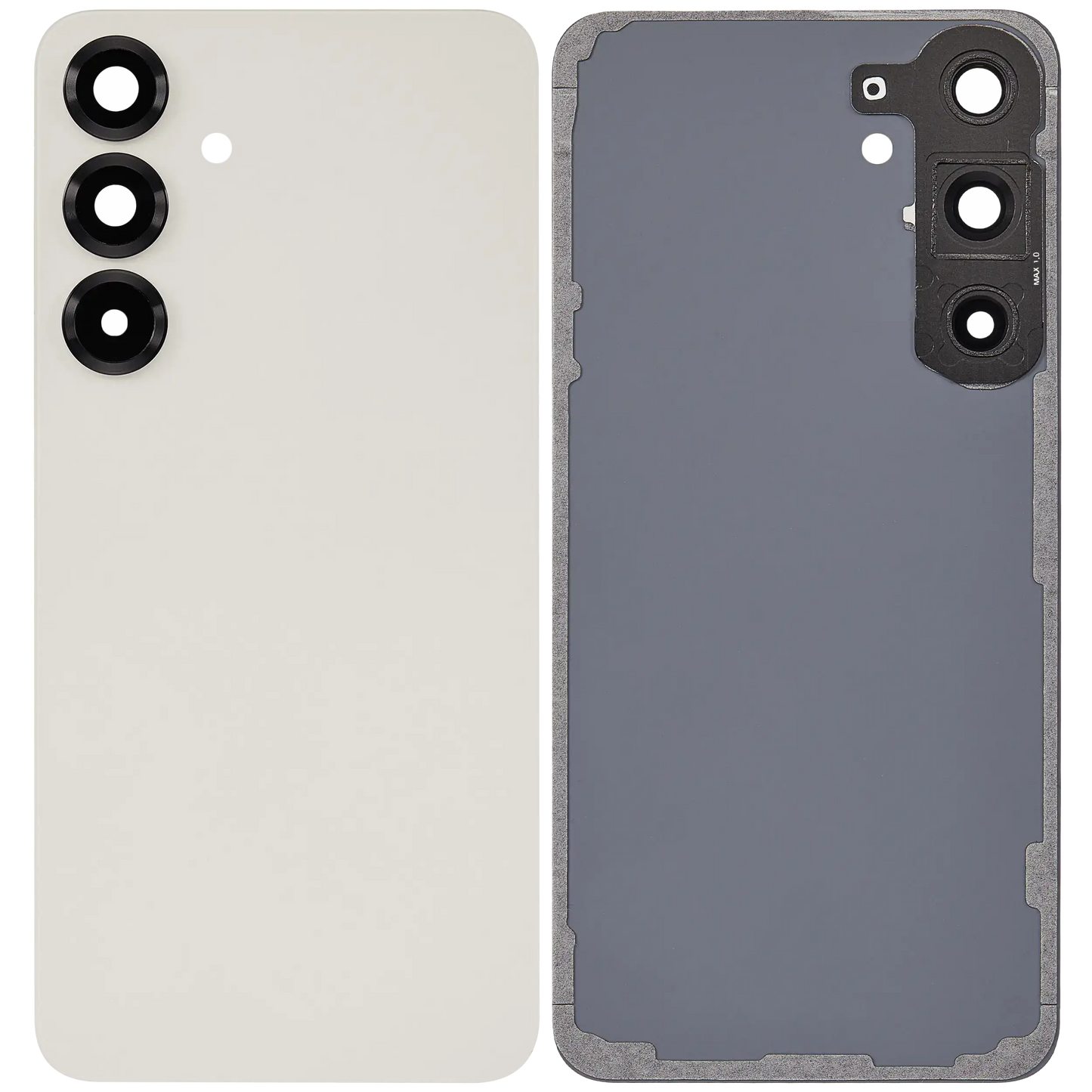 Back Glass Panel for Samsung Galaxy S25 Plus 5G Pink Gold with Camera Lens