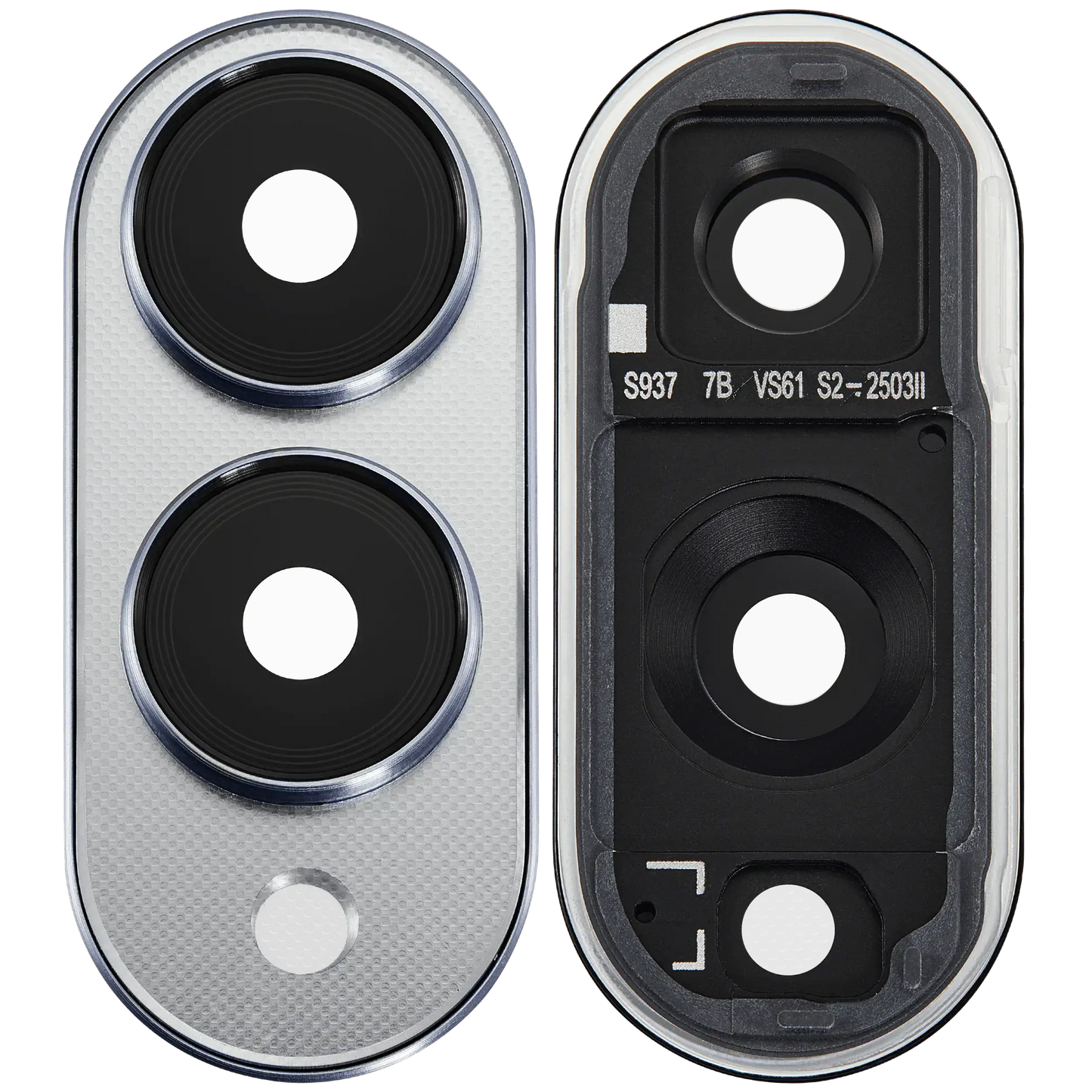 Camera Lens for Samsung Galaxy S25 Edge 5G Titanium Silver with Frame