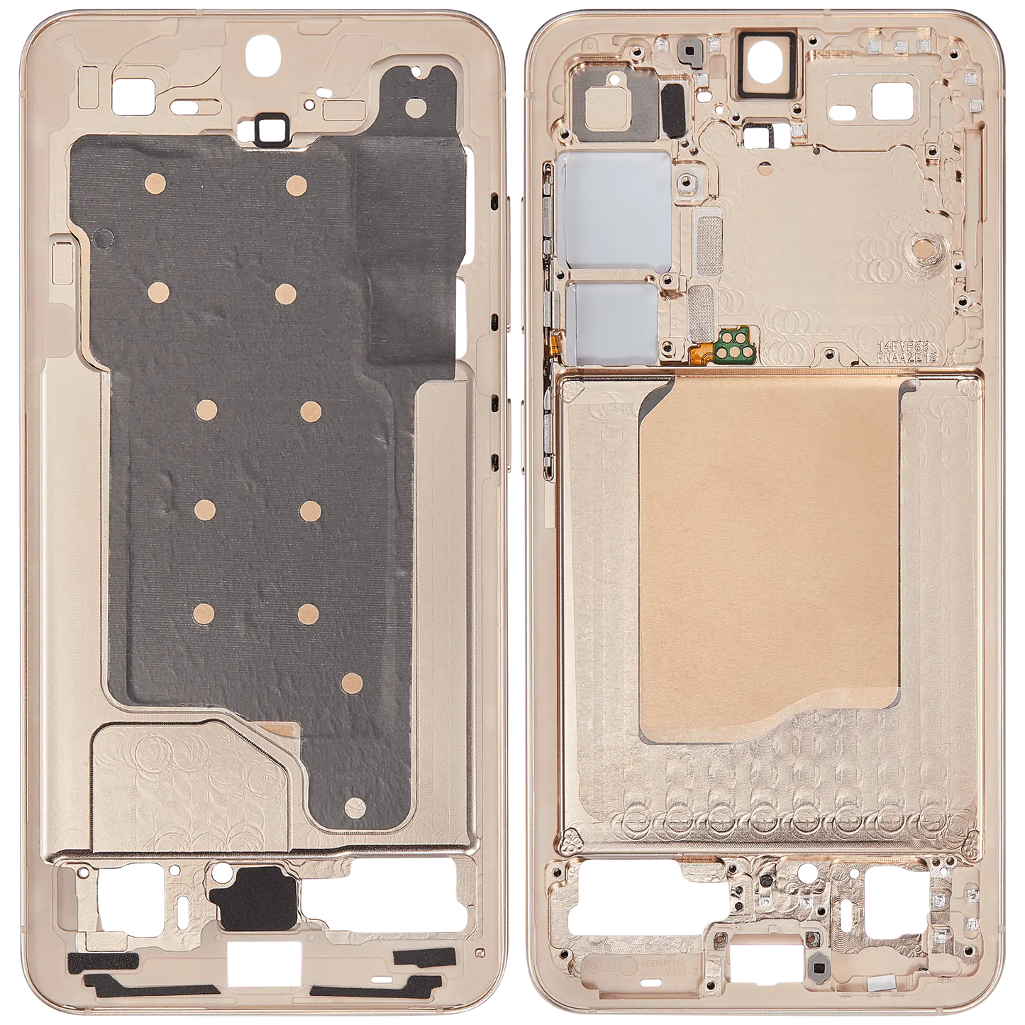 LCD Frame Middle Chassis for Samsung Galaxy S25 5G Pink Gold