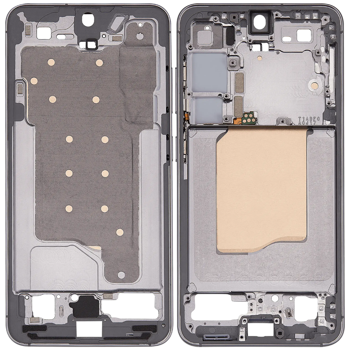 LCD Frame Middle Chassis for Samsung Galaxy S25 5G Silver Shadow