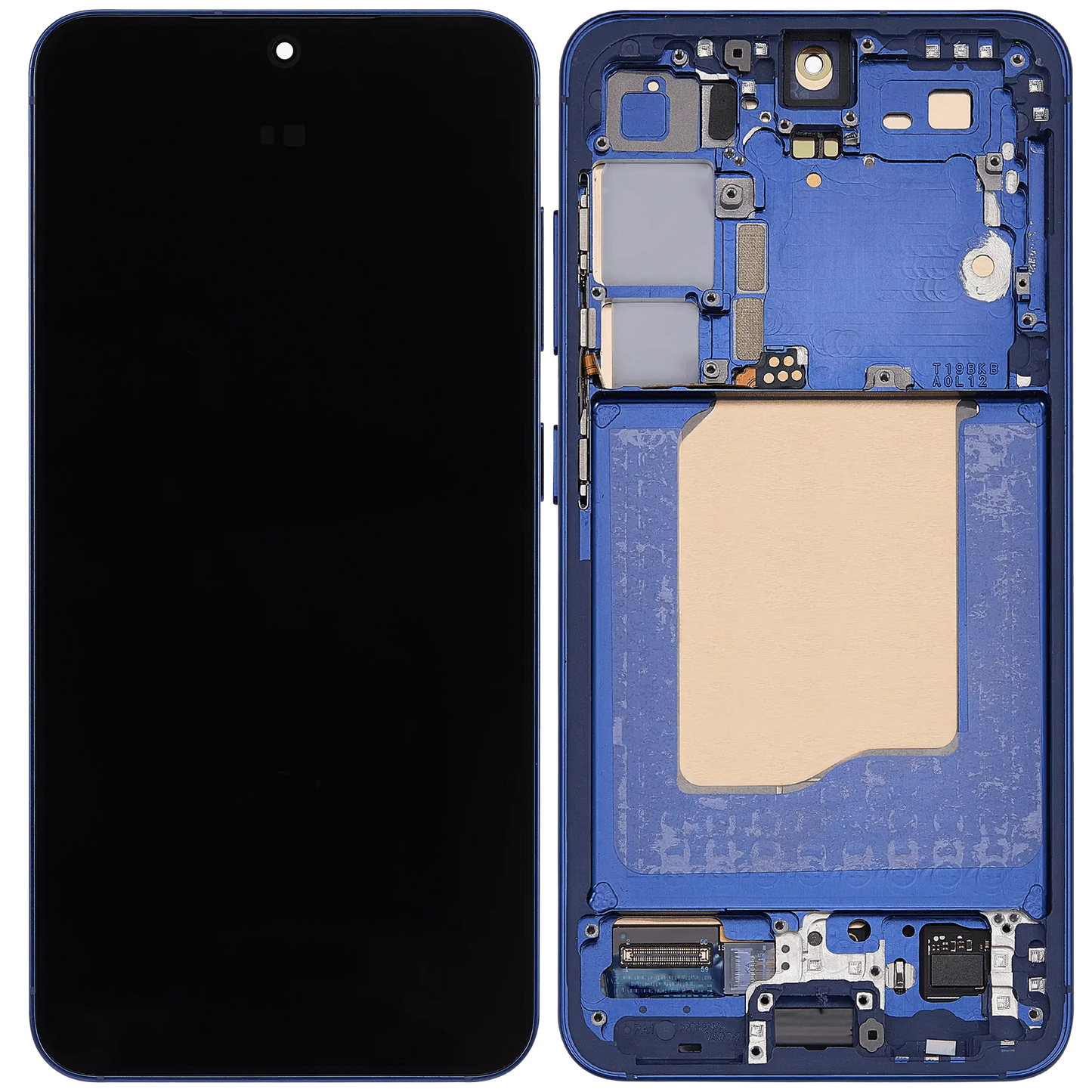 OLED Display Screen for Samsung Galaxy S25 5G Navy with Frame Folder Combo Fingerprint Working