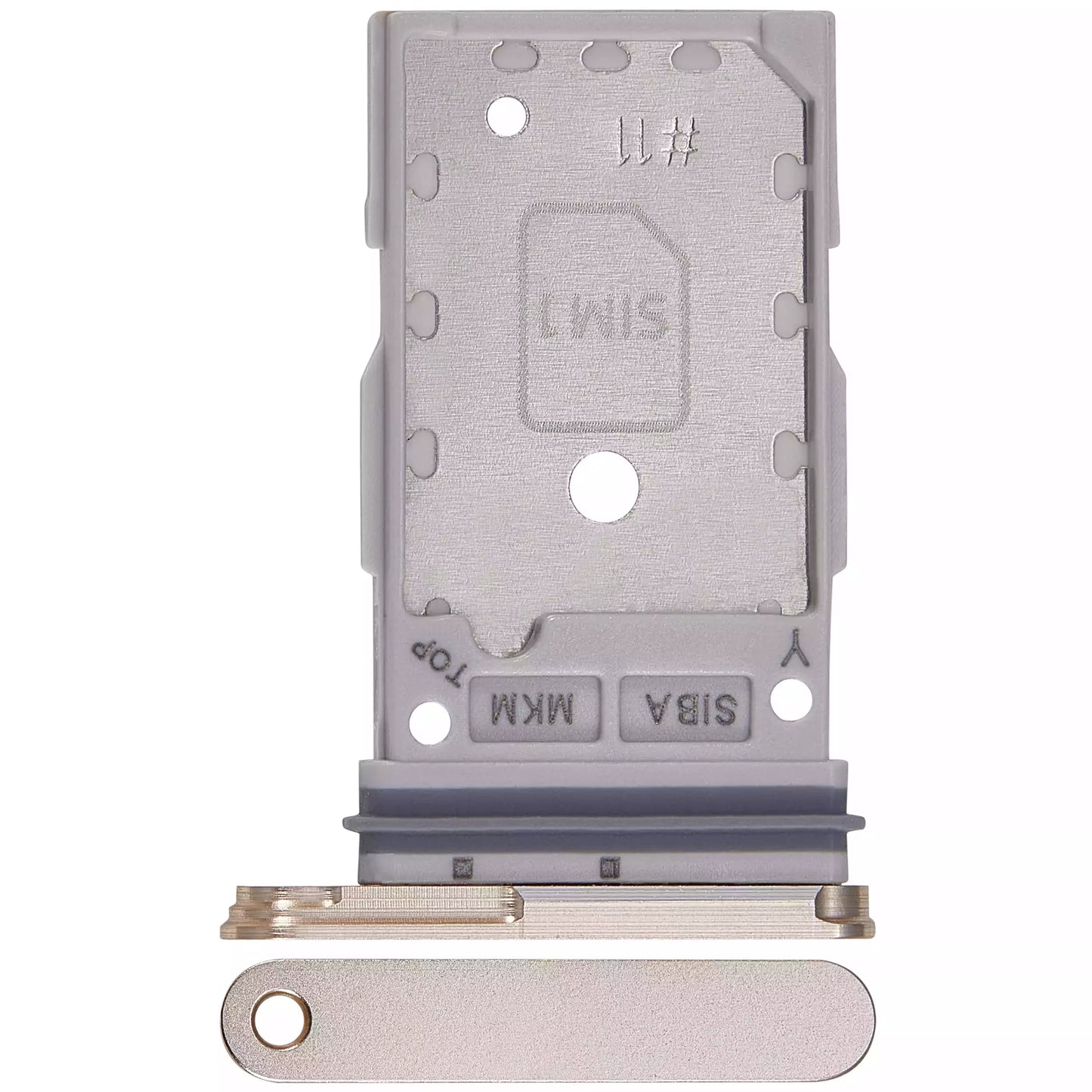 Sim Card Holder Tray for Samsung Galaxy S24 5G Amber Yellow
