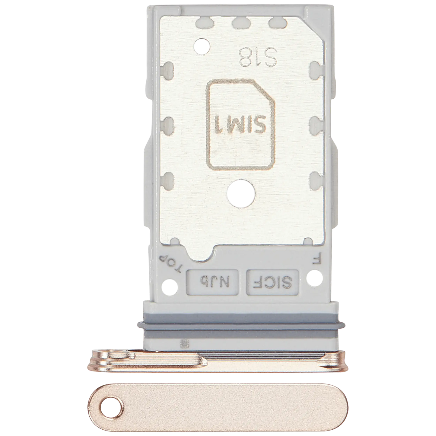 Sim Card Holder Tray for Samsung Galaxy S25 Plus 5G Pink Gold