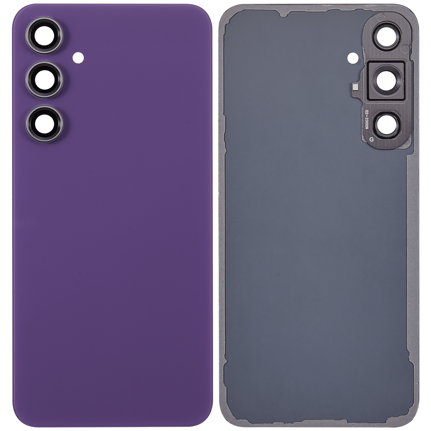 Back Glass Panel for Samsung Galaxy S23 FE 5G Purple with Camera Lens
