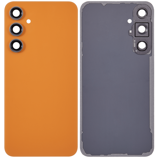 Back Glass Panel for Samsung Galaxy S23 FE 5G Tangerine with Camera Lens