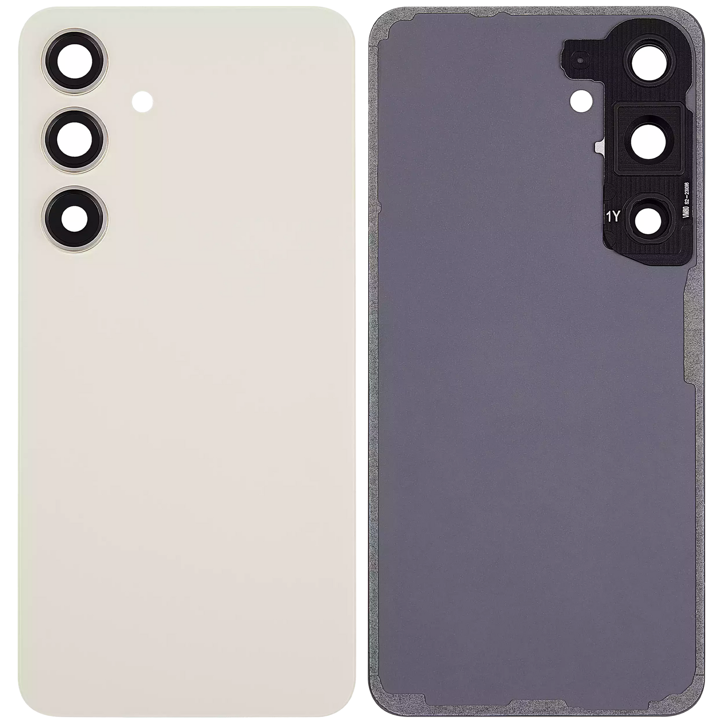 Back Glass Panel for Samsung Galaxy S24 5G Amber Yellow with Camera Lens