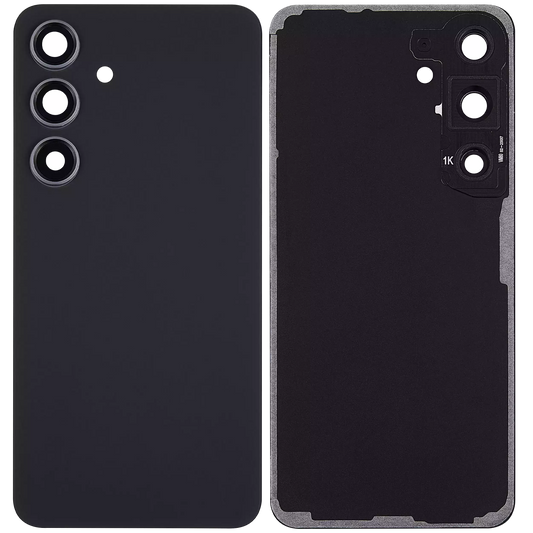 Back Glass Panel for Samsung Galaxy S24 5G Onyx Black with Camera Lens