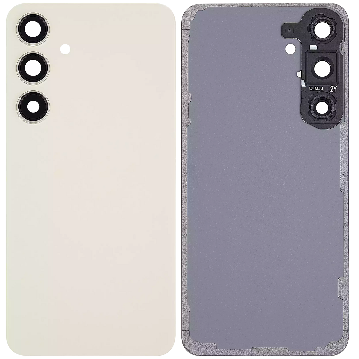 Back Glass Panel for Samsung Galaxy S24 Plus 5G Amber Yellow with Camera Lens