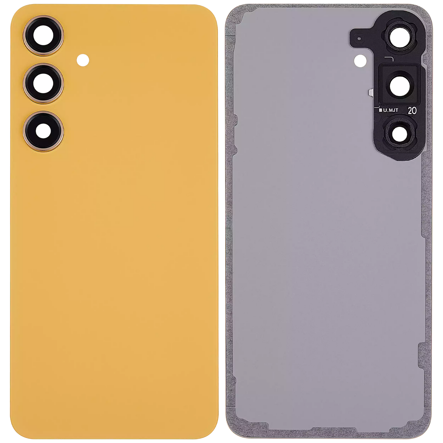 Back Glass Panel for Samsung Galaxy S24 Plus 5G Sandstone Orange with Camera Lens