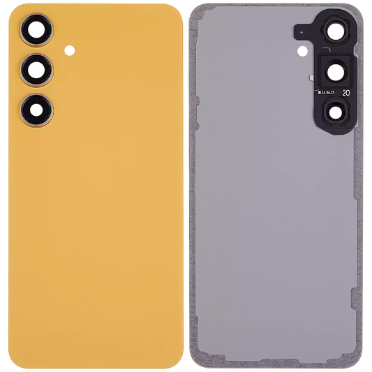 Back Glass Panel for Samsung Galaxy S24 Plus 5G Sandstone Orange with Camera Lens