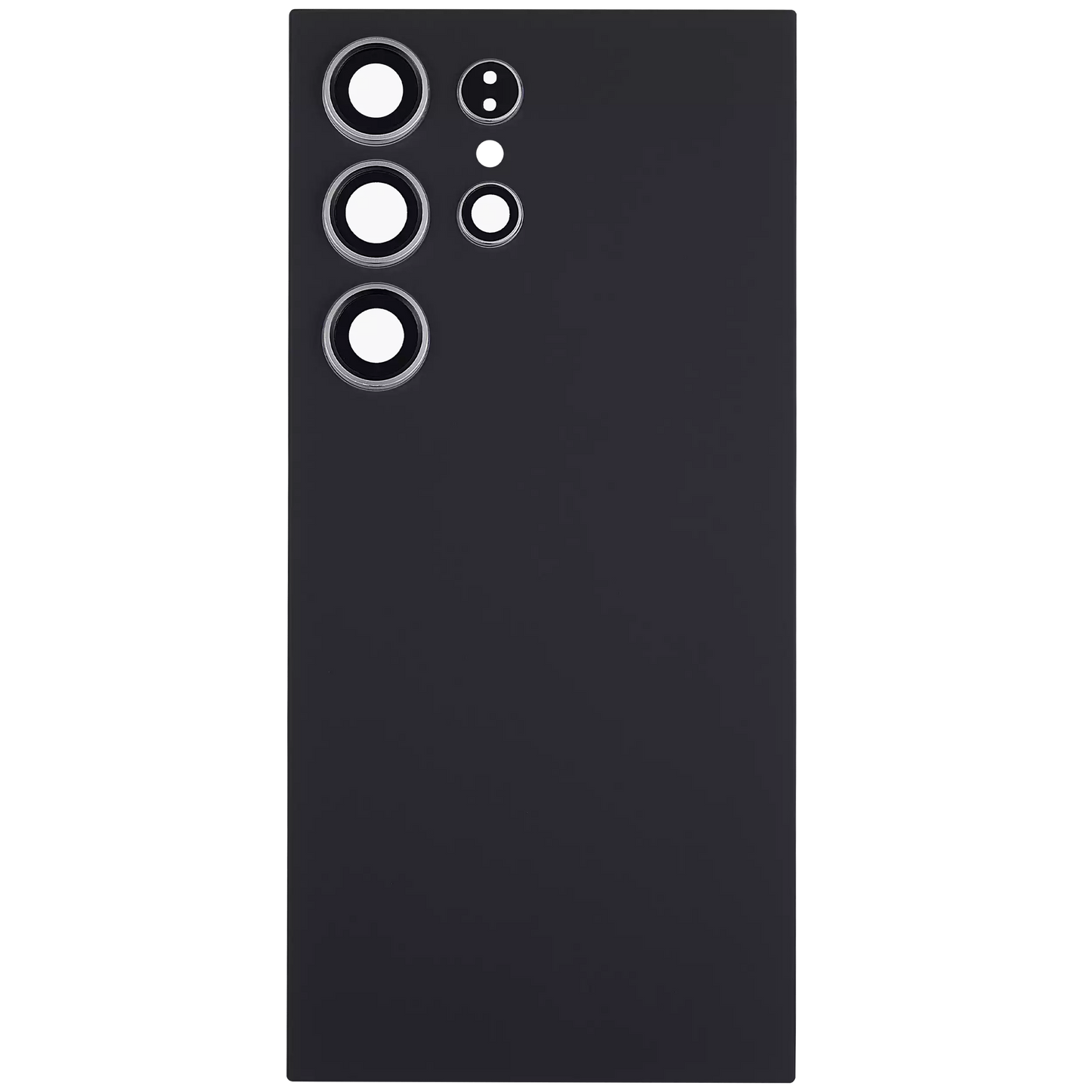 Back Glass Panel for Samsung Galaxy S24 Ultra 5G Titanium Black with Camera Lens