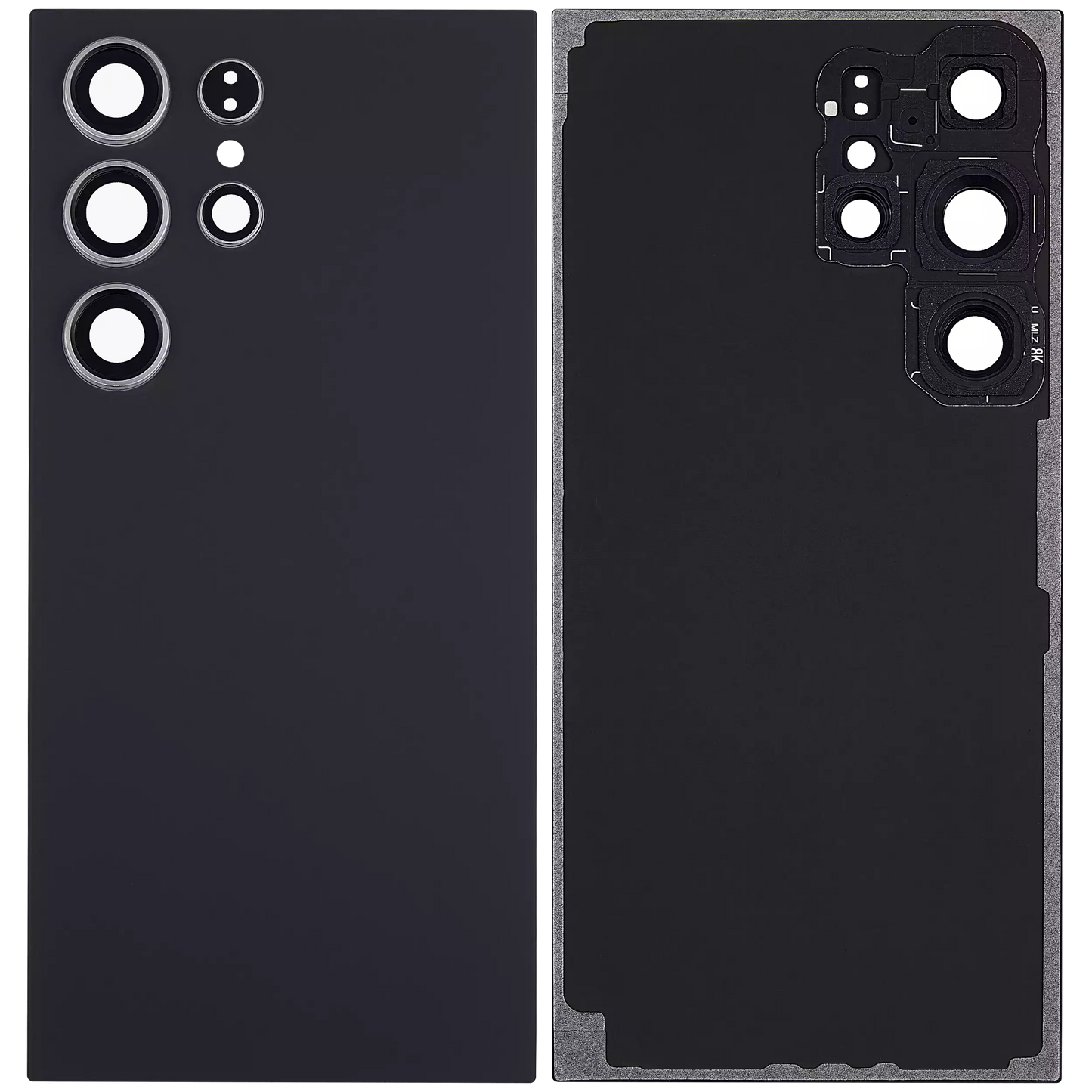 Back Glass Panel for Samsung Galaxy S24 Ultra 5G Titanium Black with Camera Lens