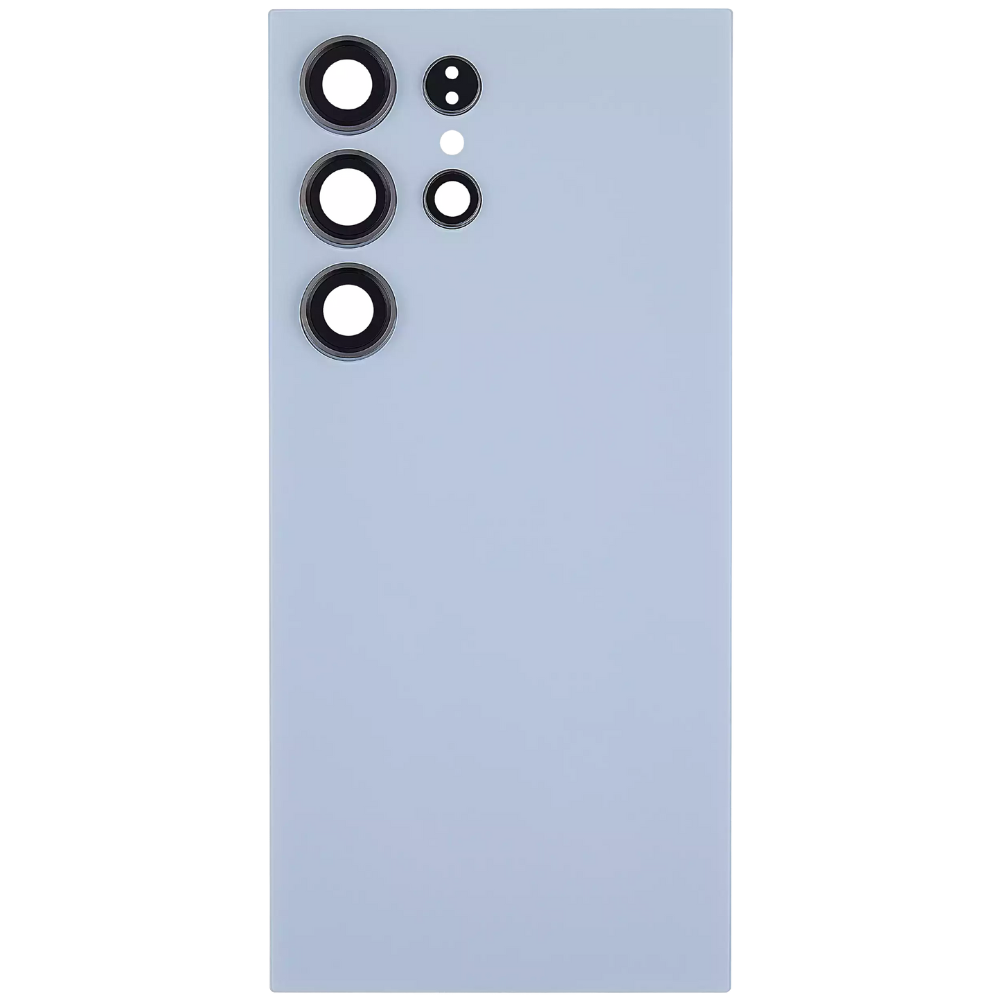Back Glass Panel for Samsung Galaxy S24 Ultra 5G Titanium Blue with Camera Lens