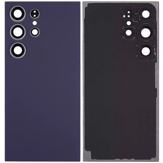 Back Glass Panel for Samsung Galaxy S24 Ultra 5G Titanium Violet with Camera Lens