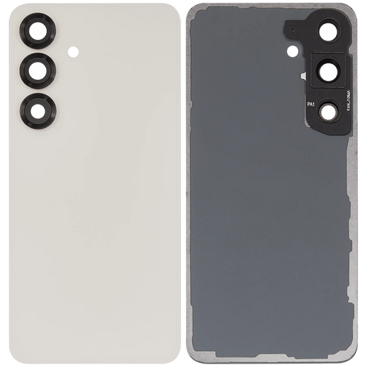 Back Glass Panel for Samsung Galaxy S25 5G Pink Gold with Camera Lens