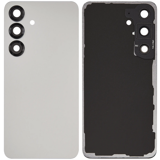 Back Glass Panel for Samsung Galaxy S25 5G Silver Shadow with Camera Lens