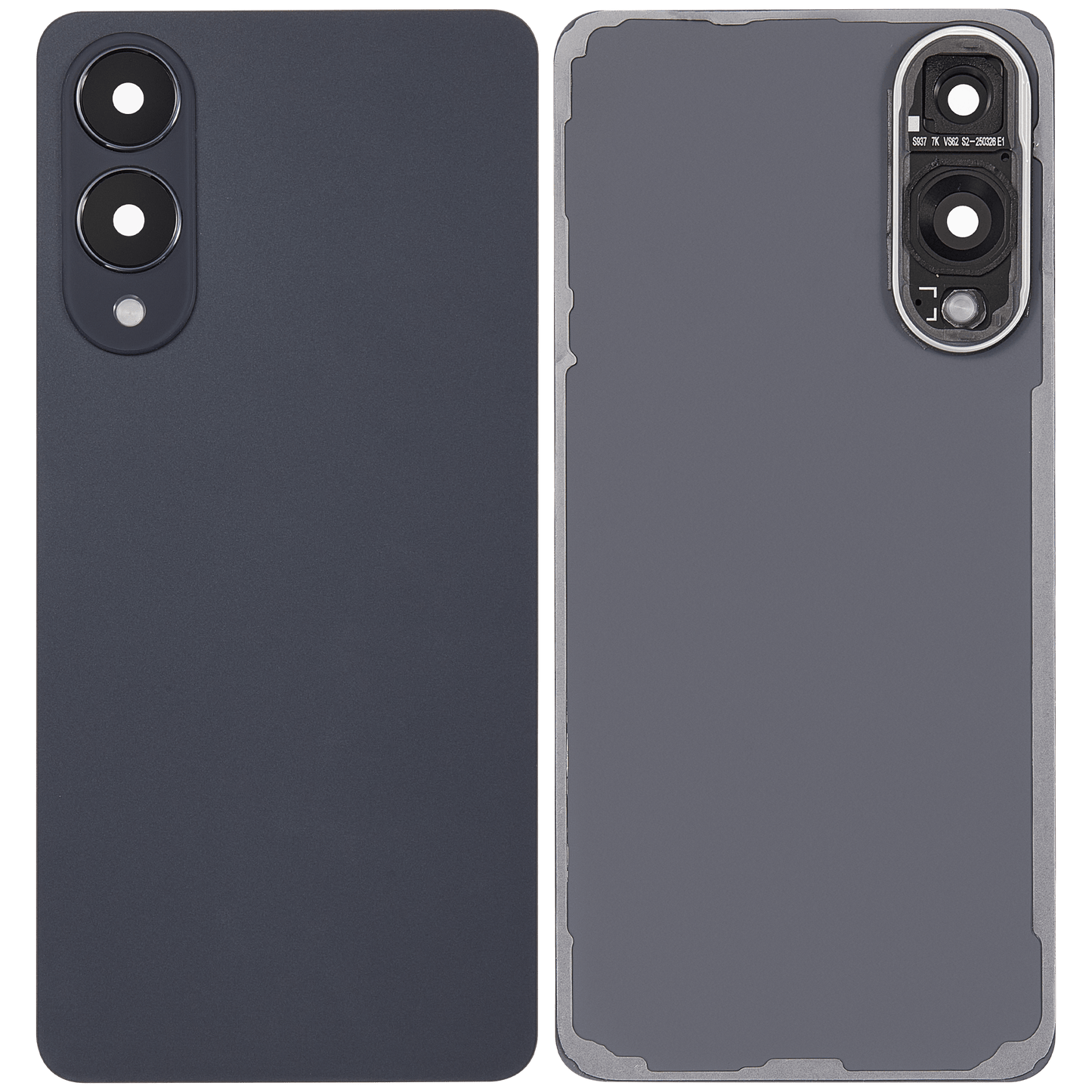 Back Glass Panel for Samsung Galaxy S25 Edge Titanium Jetblack with Camera Lens