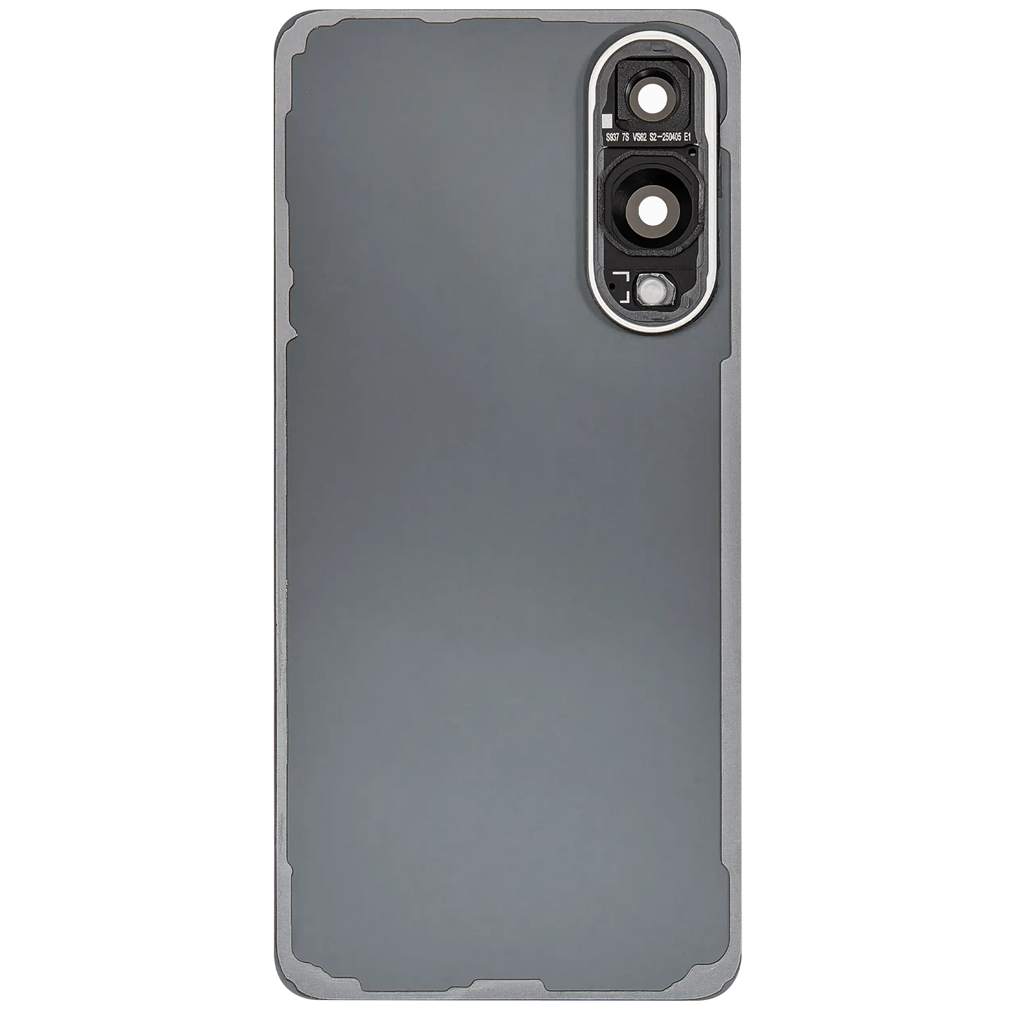 Back Glass Panel for Samsung Galaxy S25 Edge Titanium Silver with Camera Lens