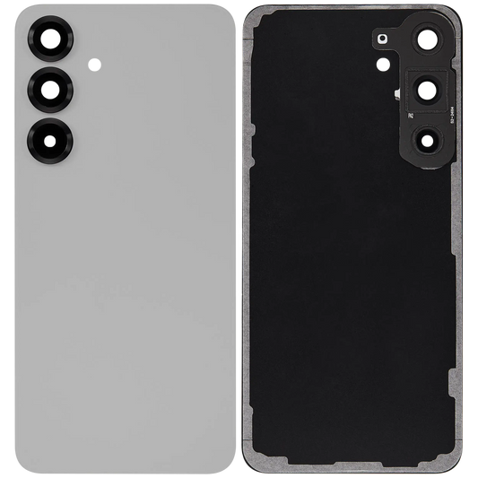 Back Glass Panel for Samsung Galaxy S25 Plus 5G Silver Shadow with Camera Lens