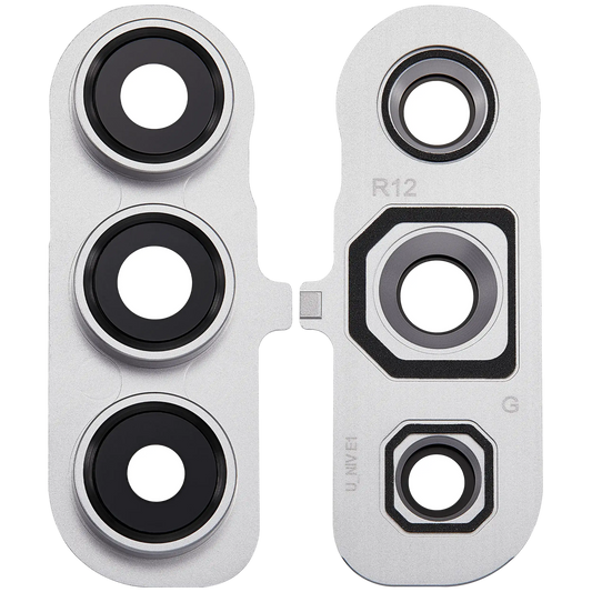 Camera Lens for Samsung Galaxy S24 FE 5G White with Frame