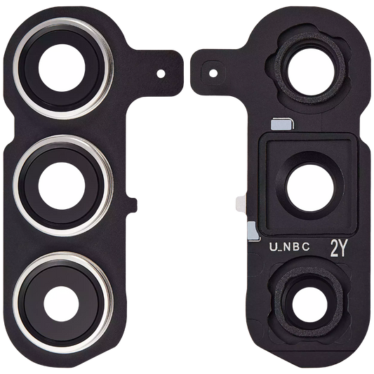 Camera Lens for Samsung Galaxy S24 Plus 5G Amber Yellow with Frame