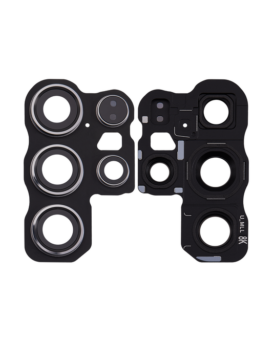 Camera Lens for Samsung Galaxy S24 Ultra 5G Titanium Black with Frame