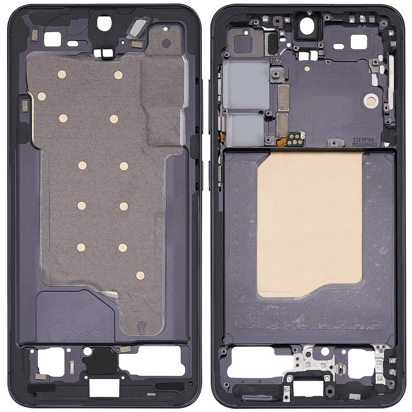 LCD Frame Middle Chassis for Samsung Galaxy S25 5G Blue Black