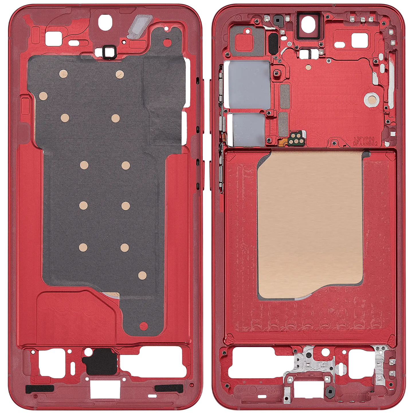 LCD Frame Middle Chassis for Samsung Galaxy S25 5G Coral Red