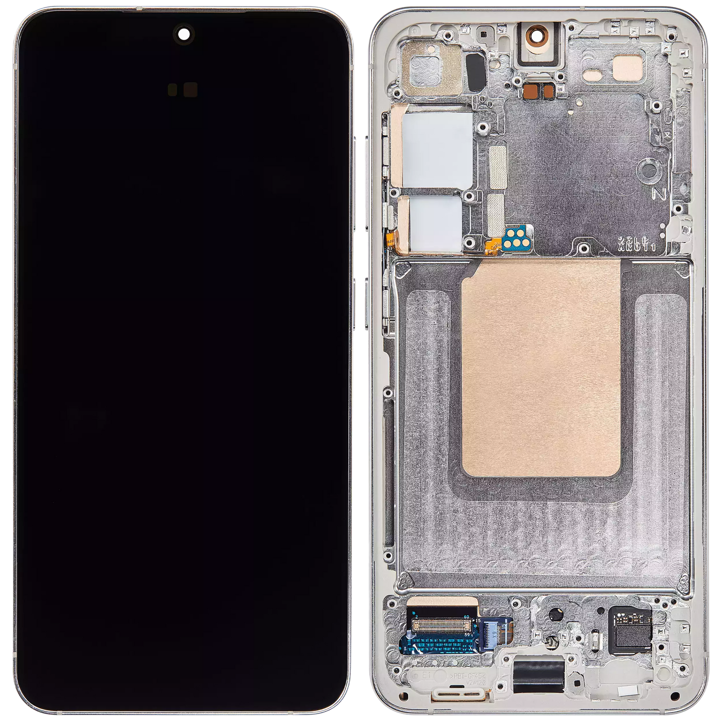 OLED Display Screen for Samsung Galaxy S24 5G Jade Green with Frame Folder Combo Fingerprint Working