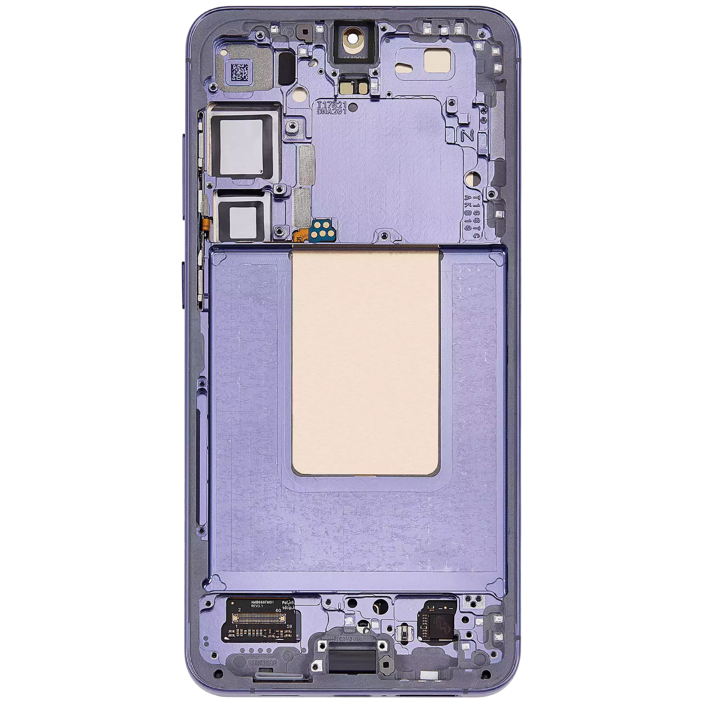 OLED Display Screen for Samsung Galaxy S24 Plus 5G Cobalt Violet with Frame Folder Combo Fingerprint Working