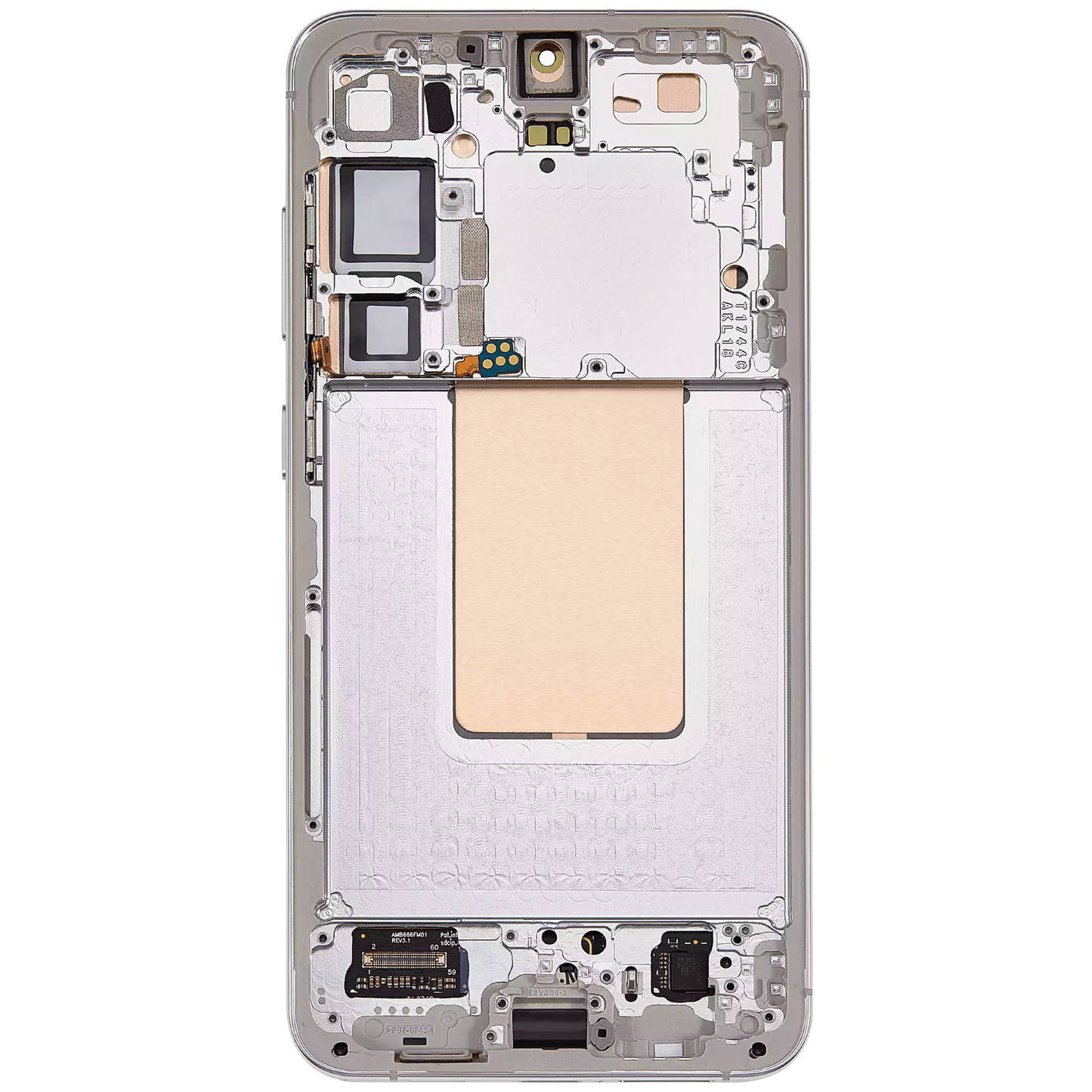 OLED Display Screen for Samsung Galaxy S24 Plus 5G Marble Grey with Frame Folder Combo Fingerprint Working