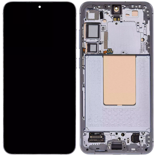 OLED Display Screen for Samsung Galaxy S24 Plus 5G Sapphire Blue with Frame Folder Combo Fingerprint Working