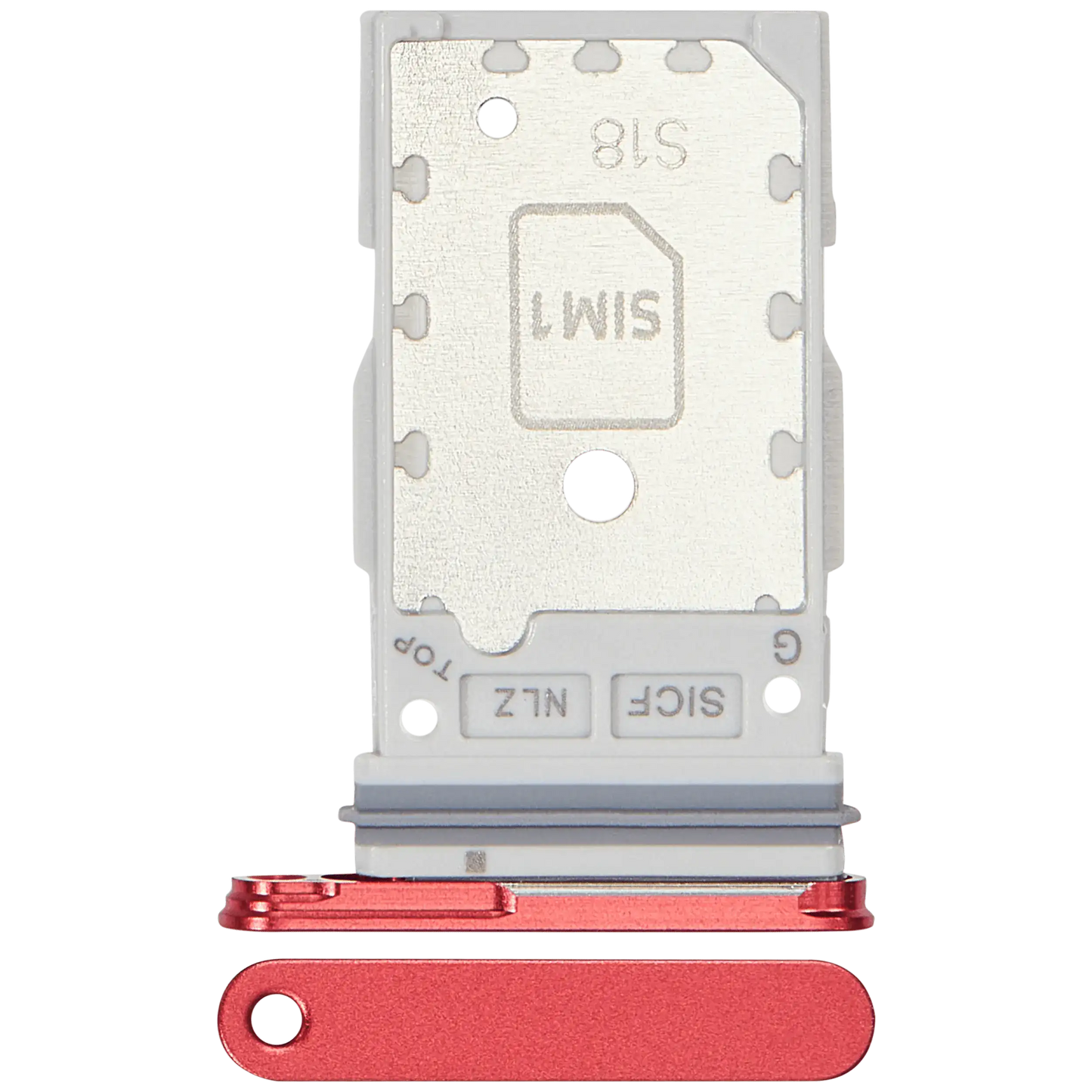 Sim Card Holder Tray for Samsung Galaxy S25 Plus 5G Coral Red