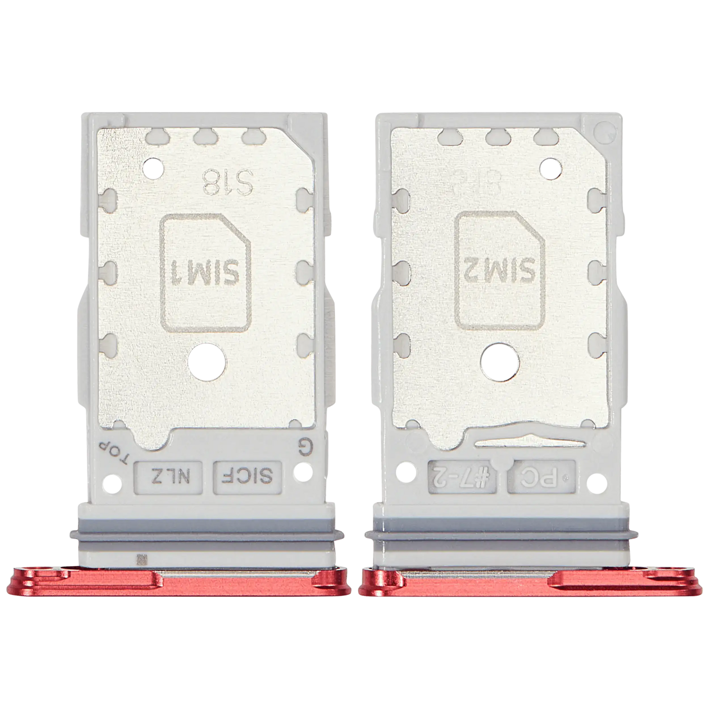 Sim Card Holder Tray for Samsung Galaxy S25 5G Coral Red