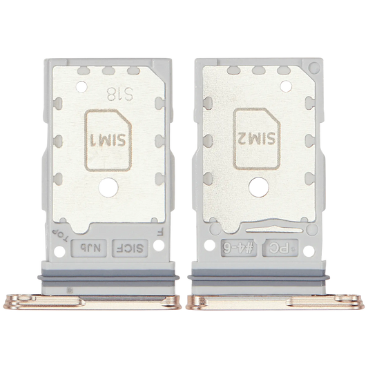 Sim Card Holder Tray for Samsung Galaxy S25 5G Pink Gold